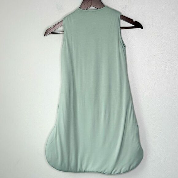 PurComfy Luxe Dream Mint Green Full Zip Sleep Sack 1.0 TOG - 29” long - 6-15M - Picture 2 of 6